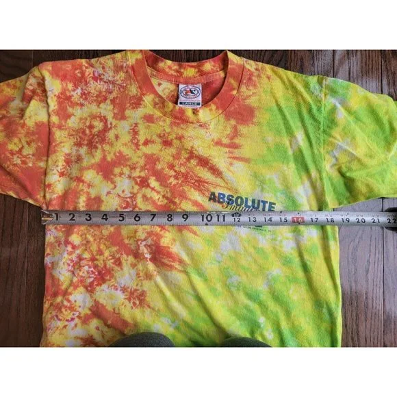 Vintage Absolute Peace Lisa Taylor Shirt 1994 Size L Tie Dye Clay Hill